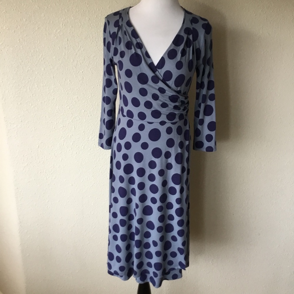 Boden faux wrap dress UK 10R US 6R